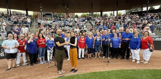 At the St. Paul Saints Game, 2025
